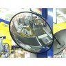 Круглое зеркало безопасности, диаметр 430 мм, чёрный кант