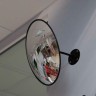 Сферическое зеркало безопасности, диаметр 430 мм, чёрный кант