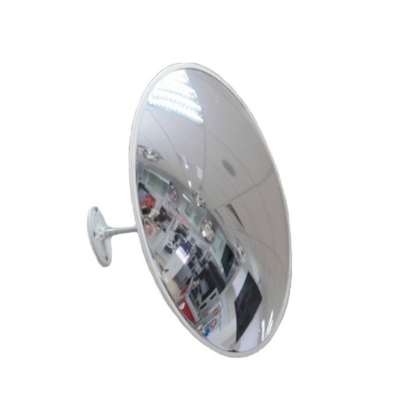 Обзорное зеркало безопасности, диаметр 610 мм, белый кант