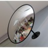 Обзорное сферическое зеркало, диаметр 610 мм, чёрный кант