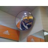 Сферическое зеркало безопасности, диаметр 805 мм, чёрный кант